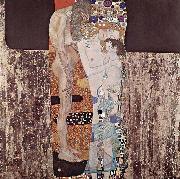 Gustav Klimt Die drei Lebensalter der Frau oil painting